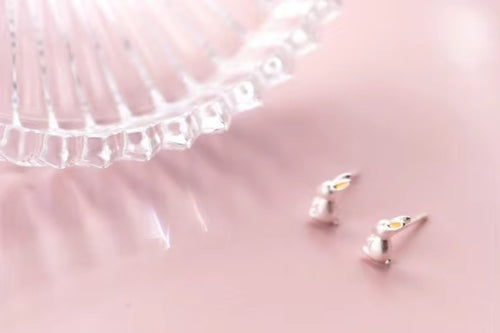 pendientes de plata de ley 100% para mujer y niña