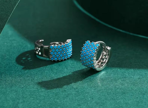 pendientes de aro de plata de ley 2021 auténtica para mujer