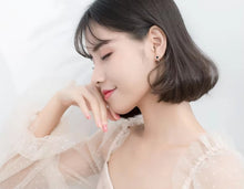 Load image into Gallery viewer, pendientes de plata de ley 925 con forma de estrella esmaltada, joyería de aniversario