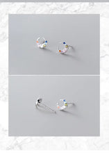 Load image into Gallery viewer, pendientes de plata esterlina 925 para mujer