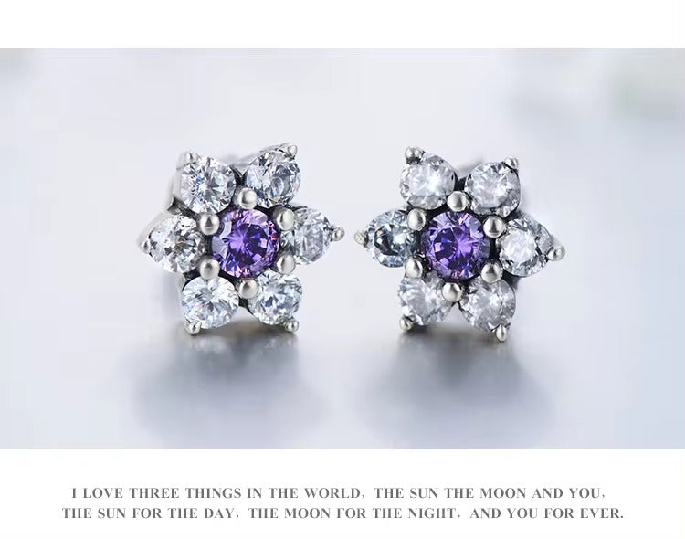 pendientes de plata esterlina 100% 925 para mujer