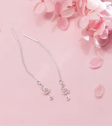 pendientes de gota largos clásicos para mujer