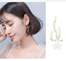 Cargar imagen en el visor de la galería, pendientes de tuerca de árbol de hojas pequeñas y lindas para mujer, accesorios coreanos de Plata de Ley 925          e2