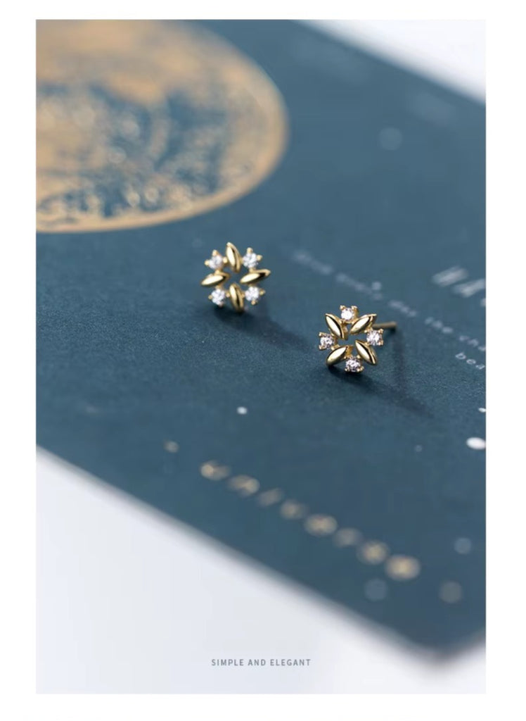 pendientes de plata de ley 925 con circonita ovalada cuadrada para mujer