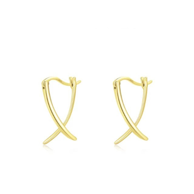 pendientes de aro de Plata de Ley 925 pura para mujer