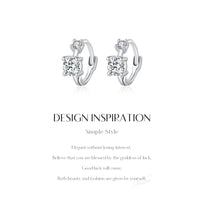 Load image into Gallery viewer, pendientes de aro de Plata de Ley 925 para mujer