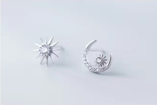 pendientes de plata de ley 2021 auténtica para mujer