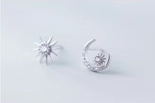 Load image into Gallery viewer, pendientes de plata de ley 2021 auténtica para mujer