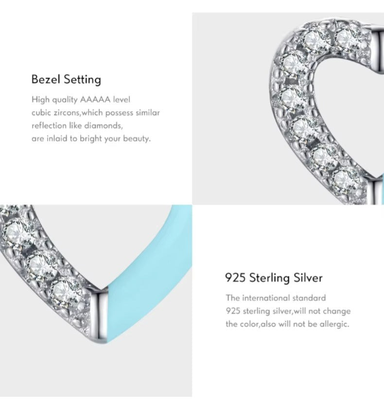 pendientes de plata de ley 925 para mujer