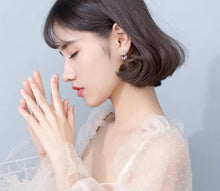 Cargar imagen en el visor de la galería, pendientes de plata esterlina 925 para mujer, aretes colgantes con borla de hojas y atrapasueños