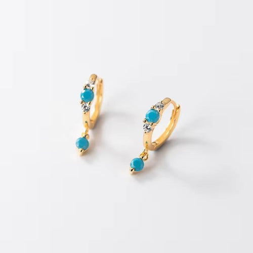 pendientes colgantes de plata de ley 925 para mujer