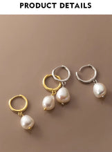 Load image into Gallery viewer, pendientes de aro de Plata de Ley 925 para mujer