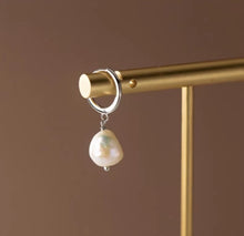 Load image into Gallery viewer, pendientes de aro de Plata de Ley 925 para mujer
