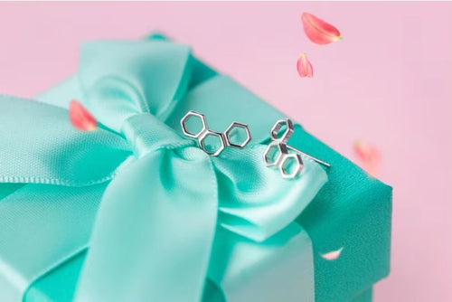 pendientes de plata de ley 2021 auténtica para mujer, aretes con diseño de panal, joyería a la moda