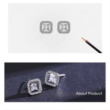 Load image into Gallery viewer, pendientes de plata de ley 925 auténtica para mujer