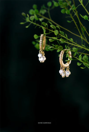 pendientes de aro de Plata de Ley 925 para mujer, joyería fina con borla