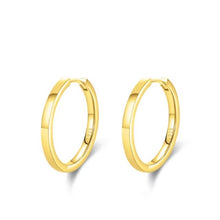 Cargar imagen en el visor de la galería, pendientes minimalistas de Plata de Ley 925 para mujer