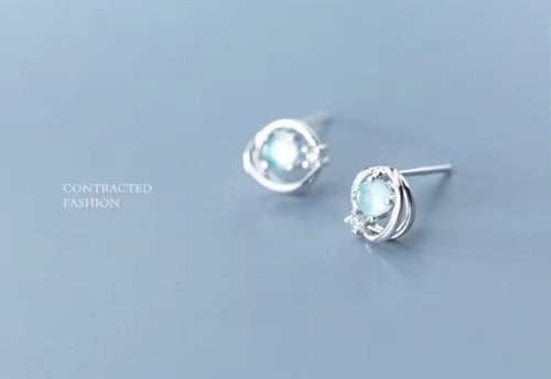 pendientes de plata de ley 100% para mujer y niña