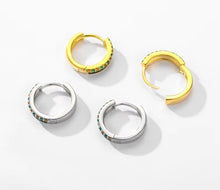 Load image into Gallery viewer, pendientes de plata de ley 925 auténtica para mujer