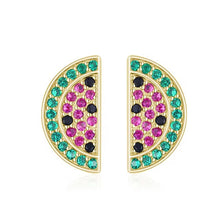 Load image into Gallery viewer, pendientes de plata esterlina 2021 para mujer y niña