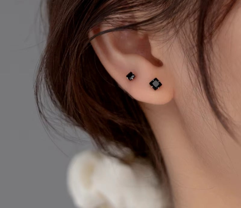 pendientes de plata de ley 925 con Zirconia cúbica, joyería hipoalergénica para fiesta