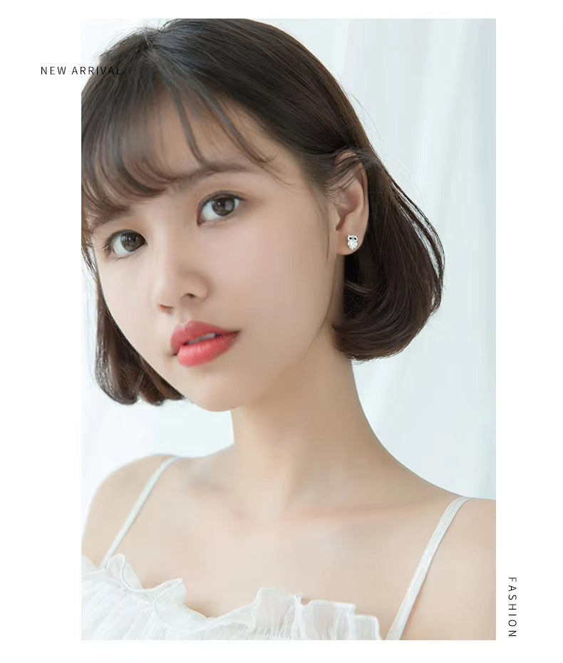 pendientes de plata de primera ley con forma de búho para mujer