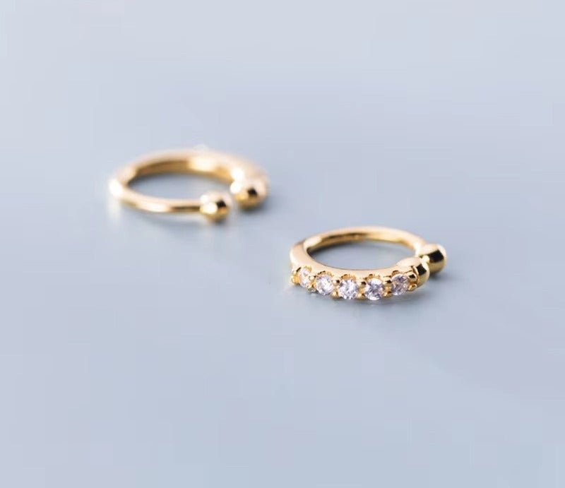 pendientes de plata de primera ley y circón para mujer, aretes pequeños, plata esterlina 100%