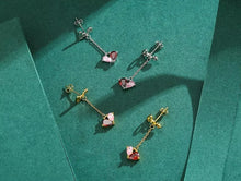 Load image into Gallery viewer, pendientes de plata de ley 925 con letras románticas para mujer