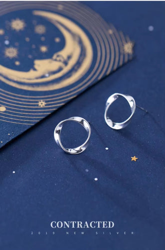 Pendientes minimalistas de Plata de Ley 925 para Mujer