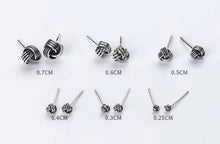 Load image into Gallery viewer, diseño Original 5 Estilo Vintage línea pendientes de perno para mujer 925 Plata de Ley