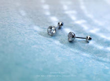 Load image into Gallery viewer, pendientes de plata de ley 925 con zirconia cúbica para mujeres