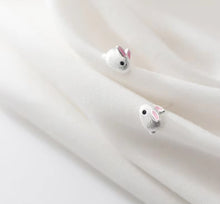 Load image into Gallery viewer, pendientes de plata de ley 925 con forma de ratón para mujer