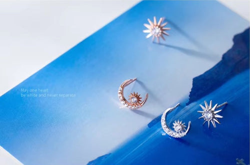 pendientes de plata de ley 2021 auténtica para mujer