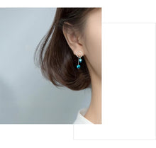 Load image into Gallery viewer, pendientes de gota redondos geométricos para mujer