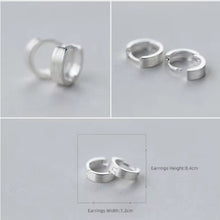 Load image into Gallery viewer, pendientes de aro de círculo redondo para mujer