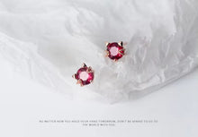 Load image into Gallery viewer, pendientes de plata de ley 100% 925 para mujer, aretes de gato de alta calidad