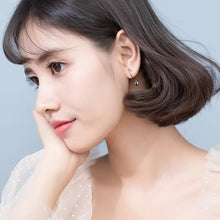 Load image into Gallery viewer, pendientes de plata de ley 925 con diseño especial para mujer