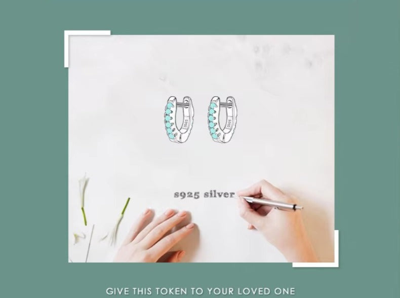 pendientes pequeños de Plata de Ley 925 para mujer y niña, aretes de aro, joyería llamativa