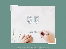 Cargar imagen en el visor de la galería, pendientes pequeños de Plata de Ley 925 para mujer y niña, aretes de aro, joyería llamativa