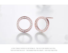 Load image into Gallery viewer, Pendientes de plata de ley 2021 para mujer