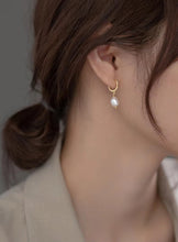 Load image into Gallery viewer, pendientes de aro de Plata de Ley 925 para mujer