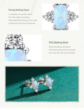 Load image into Gallery viewer, pendientes de ópalo Natural para mujer