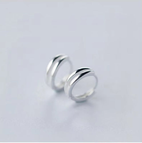 pendientes de aro de Plata de Ley 925 para mujer