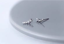 Load image into Gallery viewer, pendientes de plata de ley 925 con estrellas y Circonia cúbica para mujer, joyería llamativa
