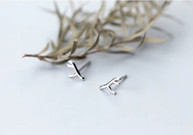 pendientes minimalistas para mujer y niña, joyería de plata de ley 925, aretes de moda