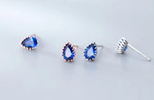 Load image into Gallery viewer, pendientes de plata de ley 925 con esmalte colorido para mujer