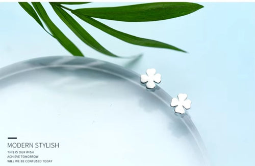 pendientes minimalistas de Plata de Ley 925 para mujer y niña, aretes de tuerca simples