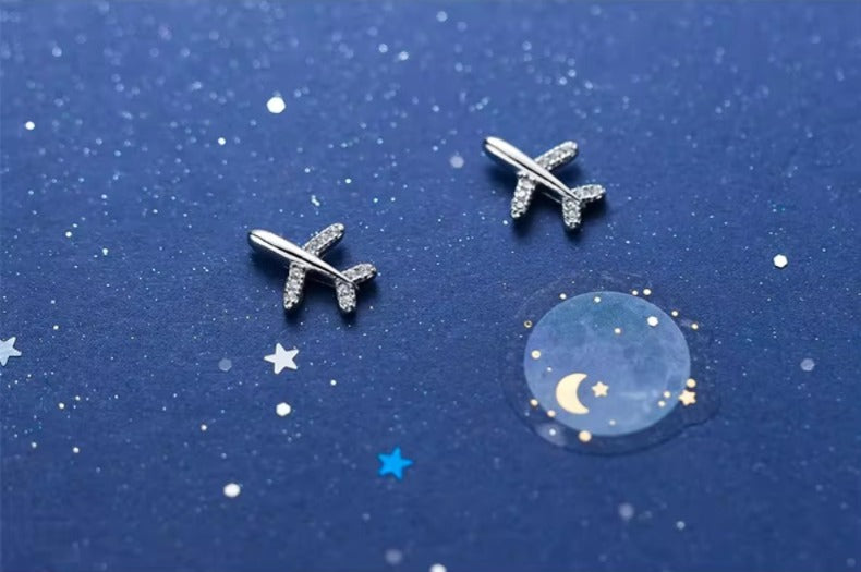 pendientes pequeños de plata de ley 100% 925 para mujer