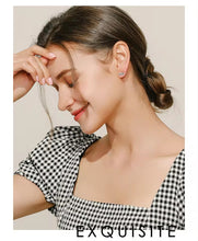 Cargar imagen en el visor de la galería, pendientes de tuerca de turquesa Natural para mujer