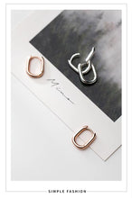 Load image into Gallery viewer, pendientes de aro ovalados para mujer